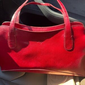 Monsac Vibrant Red Shoulder Bag